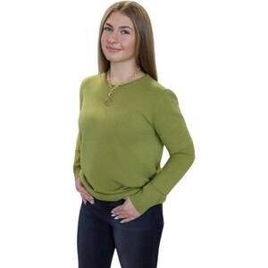 NEW YOLLY helen lightweight soft sweater in avocado